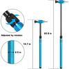LadyRosian 16PCS Car Paintless Dent Repair Tools Aluminum Dent Hammer With Knock Down Head Tap Kit Leveling Telescopic Hammer Set For Car Hail Damage