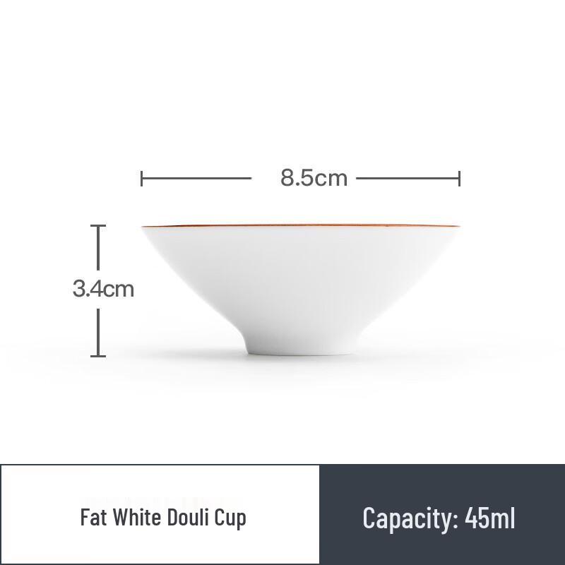 Nanshan Mr. Matte Fat White Douli Teacup