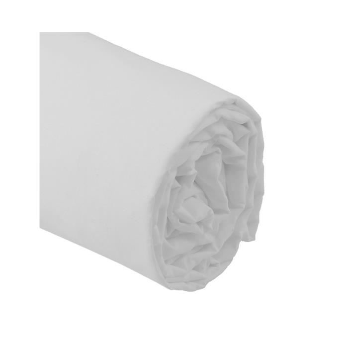 Fitted Sheet - Deep Pocket - 160x200 Cm - 100% Cotton - 57 Threads/cm2 - Solid