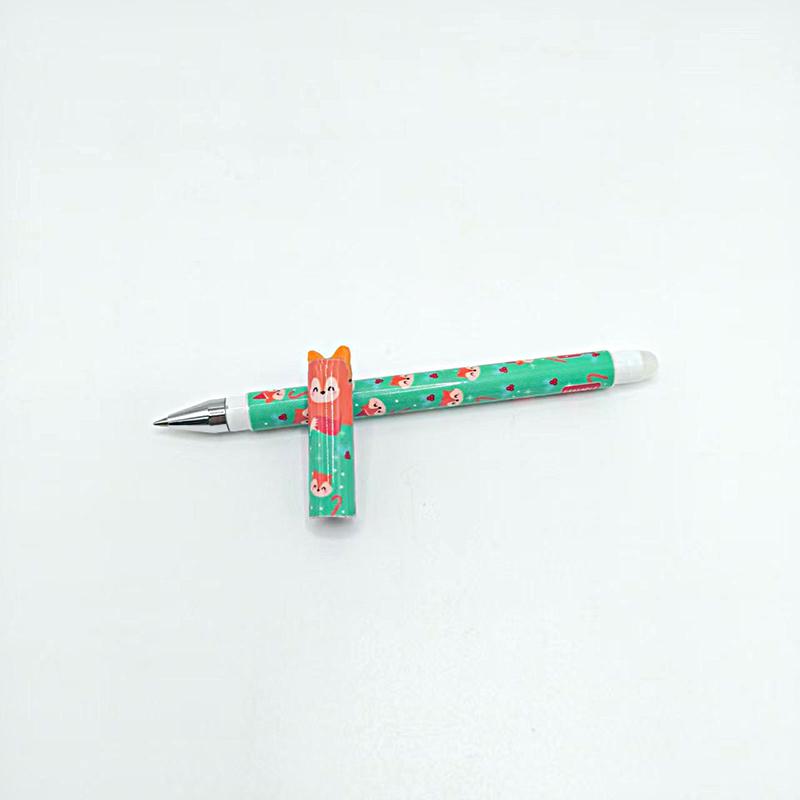 3 Pcs Cute Christmas Erasable Gel Ink Pens - Xmas Cartoon Pens For Writing, Office, School - Women, Girls, Boys