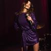 Long Sleeve Sequined Midi Dress for Girls, Waist-Defined Sexy Homecoming/Party Dress, Ins Style