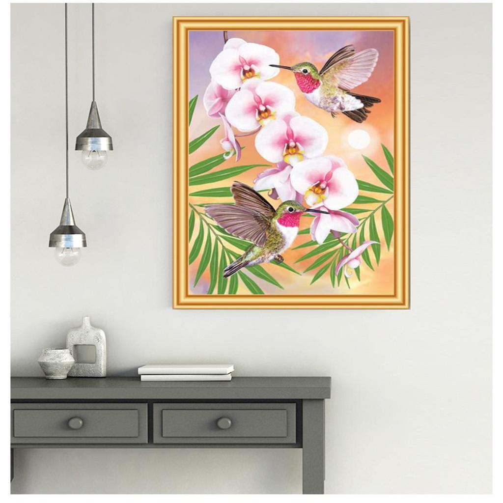 Diamond Painting Full Round Drill 5D DIY "Animal Bird Flower" Diamond Embroidery Rhinestone Cross Stitch Decor