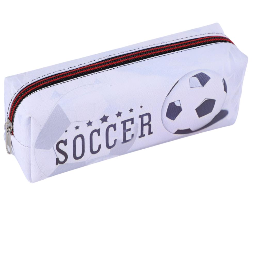 Dirt-proof Stationery Storage Bag Waterproof Pencil Pouch Organizer Soccer Pencil Case  Kids