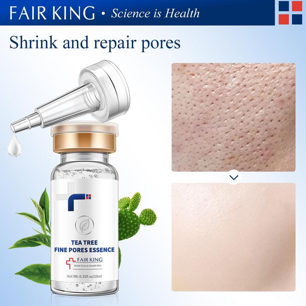 Tea Tree Shrink Pores Hyaluronic Acid Liquid Moisturizing Face Serum Whitening Plant Skin Care Anti Aging Anti Wrinkle Essence