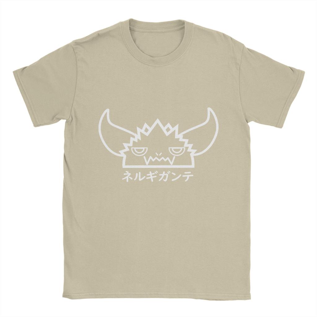 Men Monster Hunter   T Shirt Nergigante  Cotton Tops Leisure Short Sleeve Crewneck Tees Adult T-Shirt