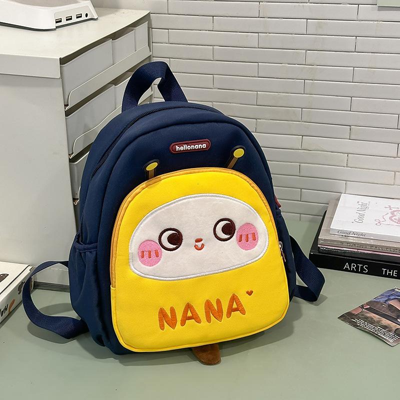 School Bag Year Kindergarten Cartoon Print Baby Back Boys and Girls Baby Cute Light Back
