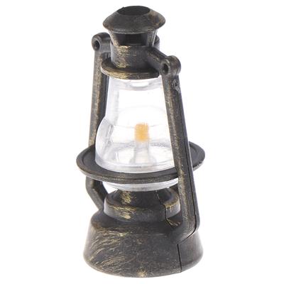 1Pc 1:12 1:6 Dollhouse Miniature Retro Oil Lamp Doll House Accessories Toys