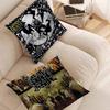 Heavy Rock Band-Napalms-Deaths Pillow Covers Cartoon Sofa Decorative Home Double-sided Printing Short Plush Cute Cushion Cover