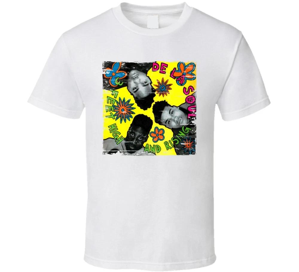 De La Soul 3 Feet High And Rising Album Cover Distressed Image T Shirt S