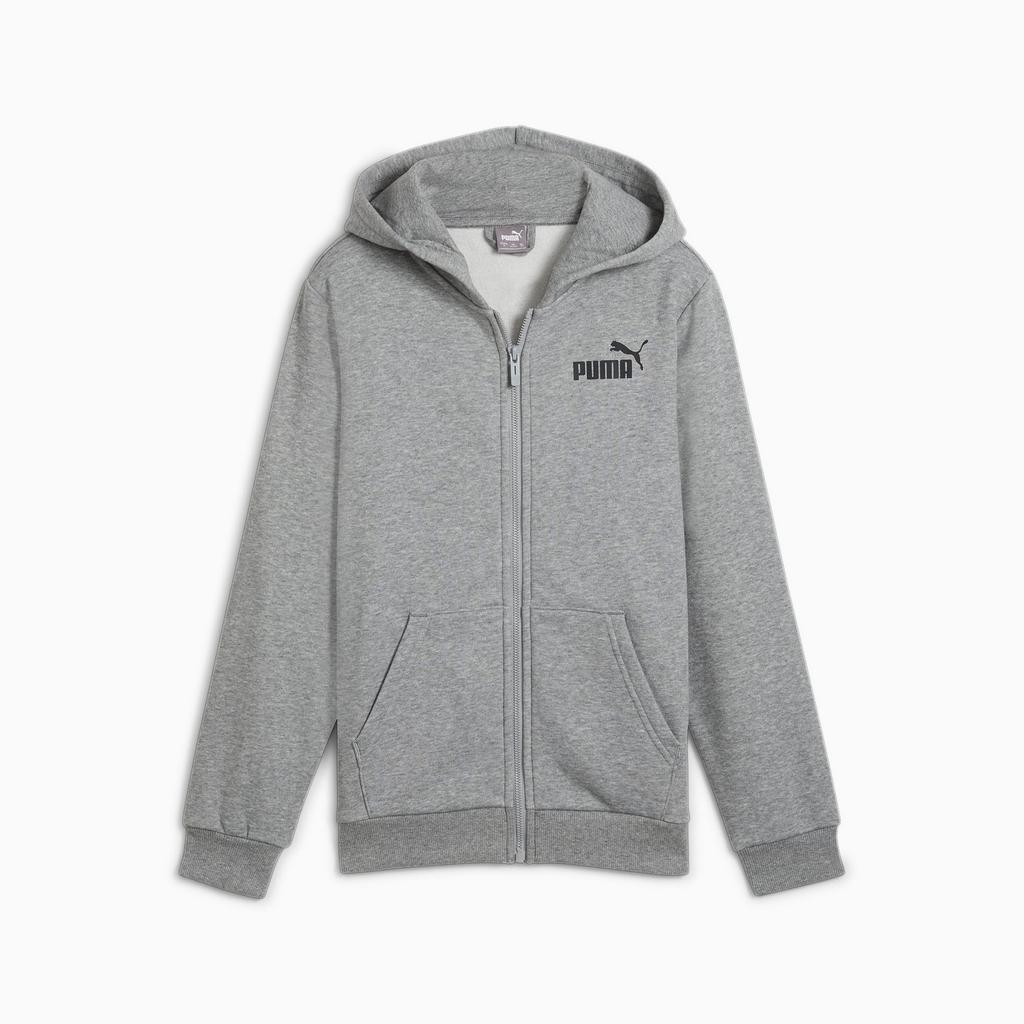 Boy's Hoodie Puma POWER GRAPHIC FZ FL Gray 68185503 R 128