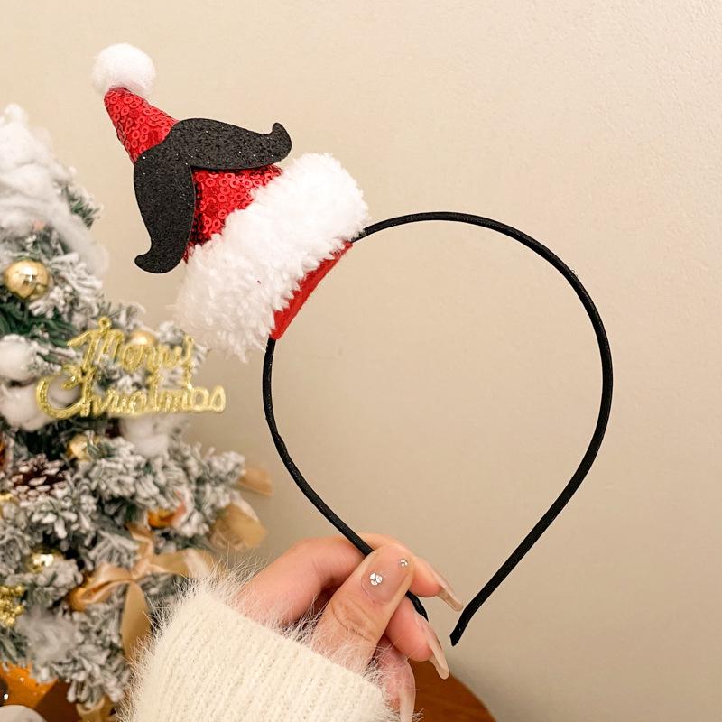 Children's Christmas Reindeer Headband - Cute Holiday Hair Accessory for Photos