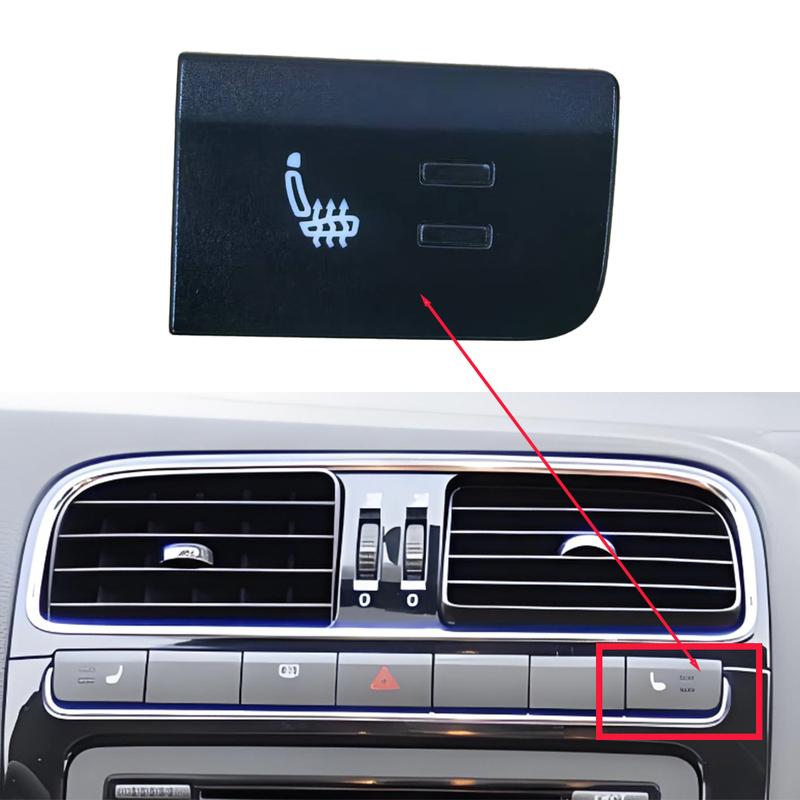 For VW POLO 2011-2016 Center Console Switch Button Cap Car Interior Accessories Rear Windshield Heating/Emergency Light Button