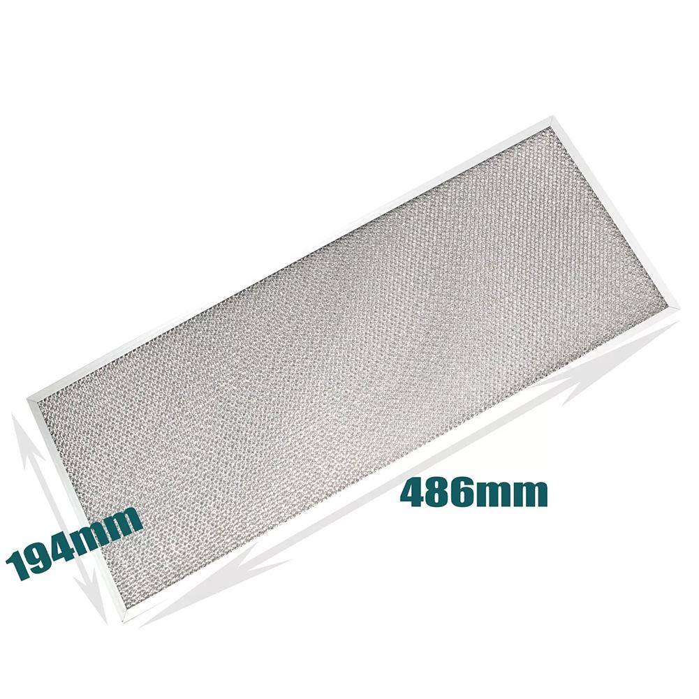 Aluminum Grease Filter Cooker Hood Filters 5 Layers Filtration Air Circulation Maintenance Aluminum Alloy Material