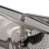 Edelstahlschüssel Speisemühle Ergonomischer Griff 3 austauschbare Scheiben Kartoffelstampfer Drehbar Anti-Rutsch Manuelle Speisemühle