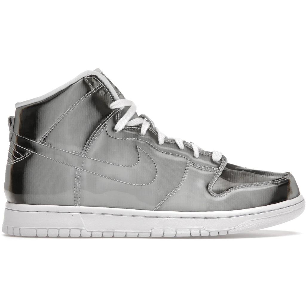 Nike Dunk High Clot Metallic Silver With Card