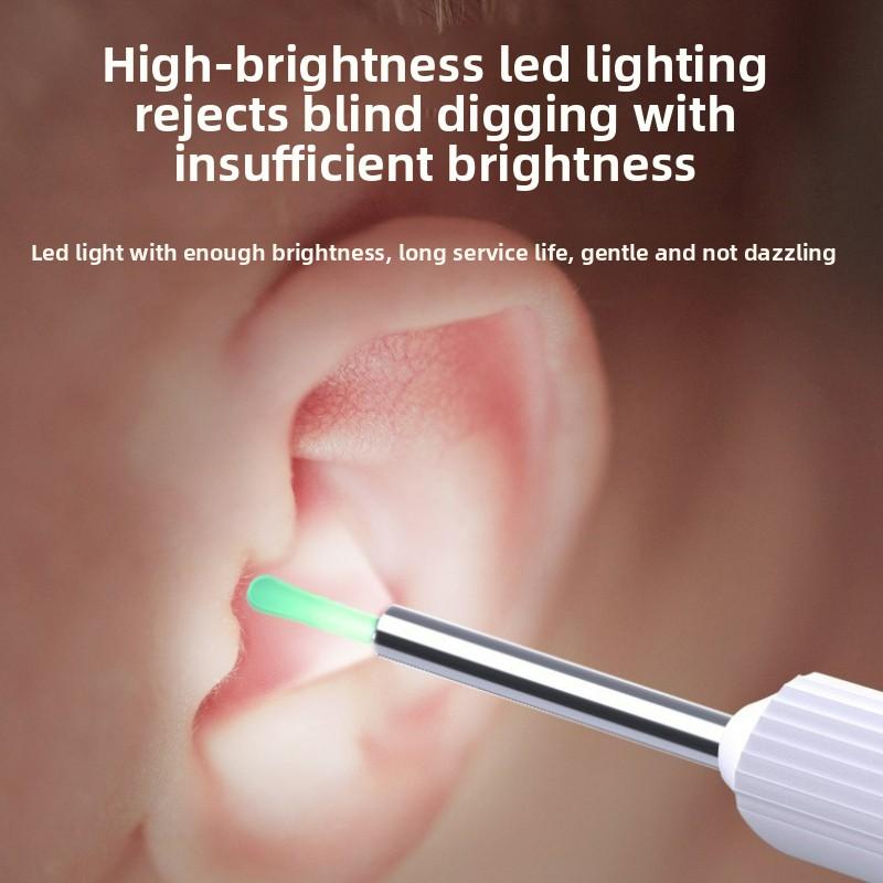 Wireless WiFi Earpick Otoscope Camera Borescope with Luminous Ear Wax Cleaning Tooth Oral Inspection Health Care Ear Cleaner