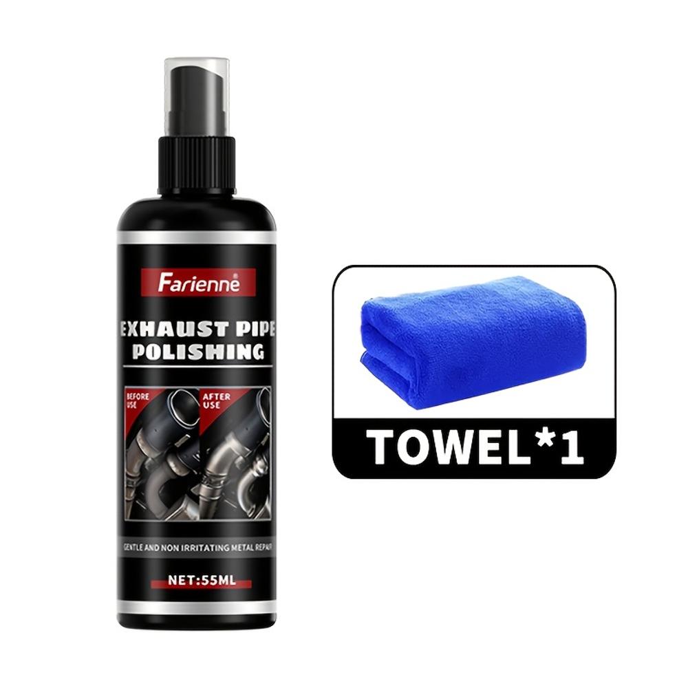 

Car Exhaust Pipe Polisher - 55ml Metal Polishing Spray, Latest Model Suitable for Various Vehicle Types, Polishing Exhaust Pipes