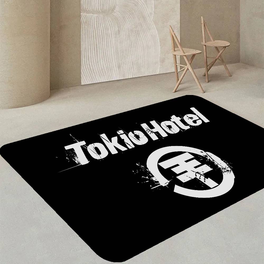 T-Tokio H-Hotel Band Floor Carpet Kids Room Bedroom Decoration Balcony Anti-Slip Doormat Living Room Hotel Decor Mat