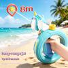 New Unicorn Electric Water Gun - Swimming Ring Design High-Speed Continuous Firing Summer Beach Pool Water Battle Toy