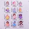 20 SZTŻywica Kawaii Kolorowy Kreskówkowy Aniołek Dziewczynka Płaska Kamień Wystrój Domu Księżniczka Wróżka Figurka Scrapbooking DIY Akcesoria Rękodzieło