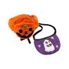 Halloween Pumpkin Cat Dog Pet Costume Hat Bib