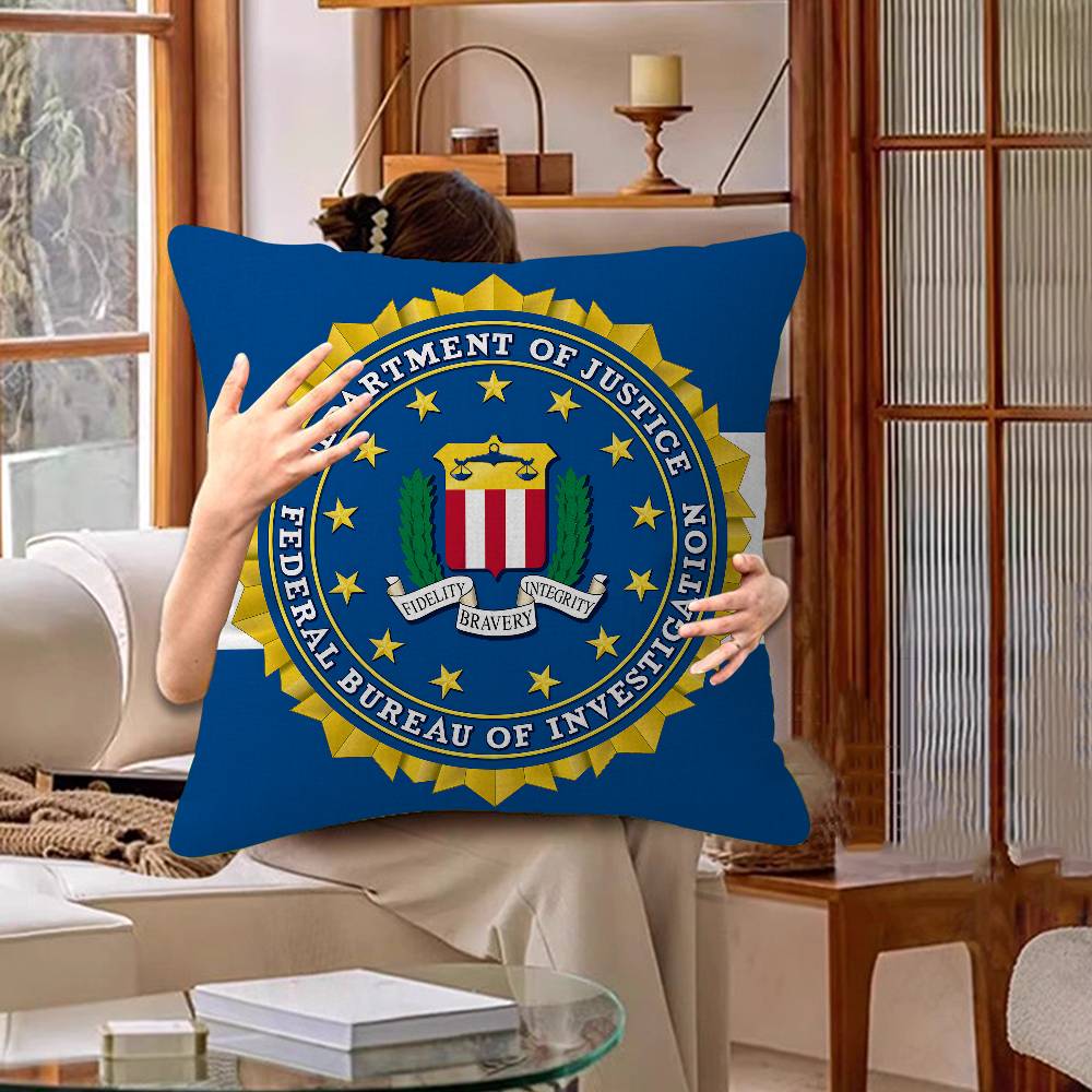 America FBI Various Game Lucky Dragon Pillow Cover Sofa Cushion Cover Home Room Decoration Children Gift