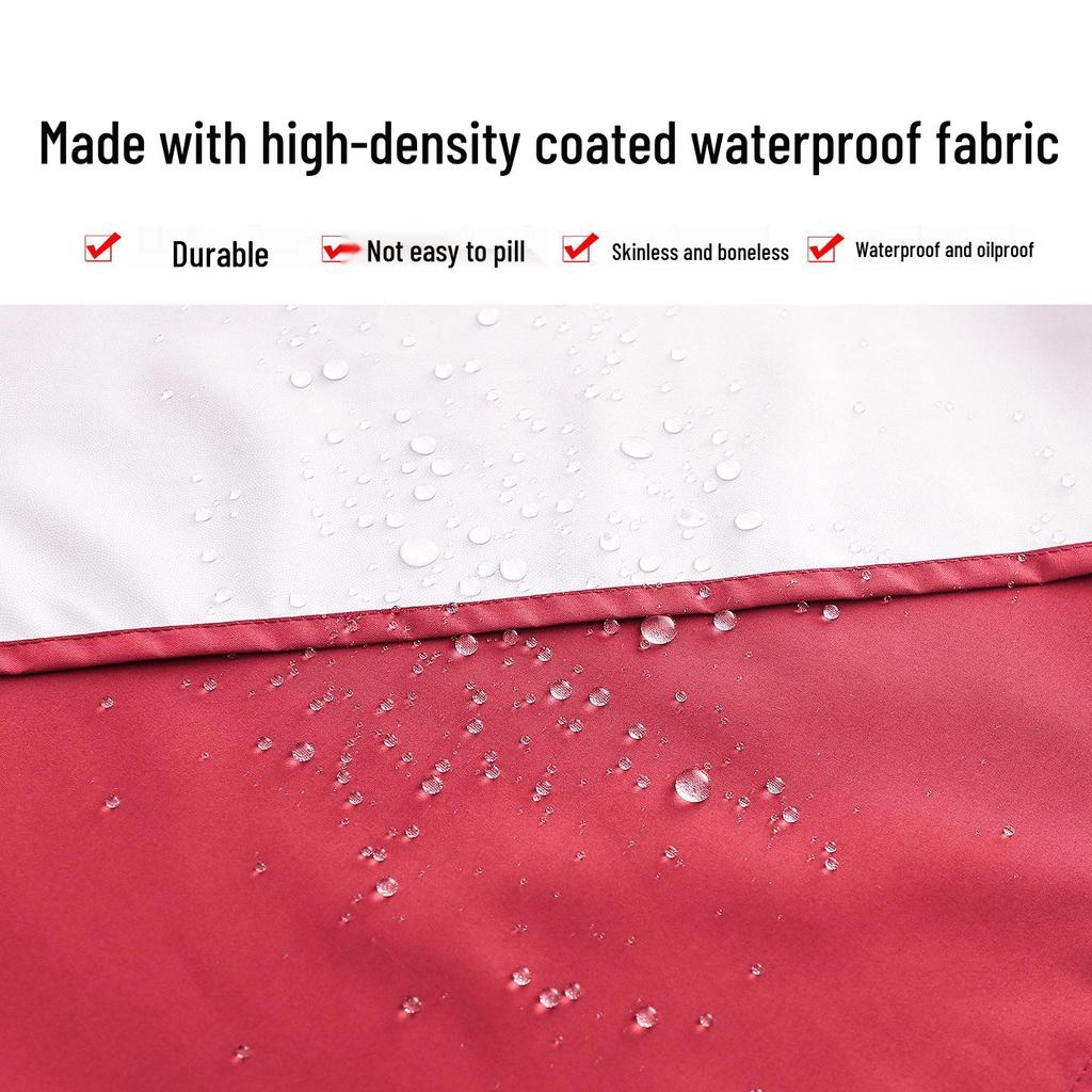 Waterproof Oil-Proof Long-Sleeve Kitchen Apron for Men & Women