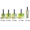 5 Sizes 1pc Agate Jade Ring Fixed Rod Polishing Tools Grinding Conical Sleeve Fixing Processing Tool Silicone Mandrel Holder
