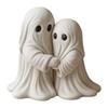 Halloween Hugging Ghost Statue, Resin Ghost Table Ornament, Cute Healing Ghost Statue Desktop Decoration, Healing Ghost Sculpture Art Piece for Home