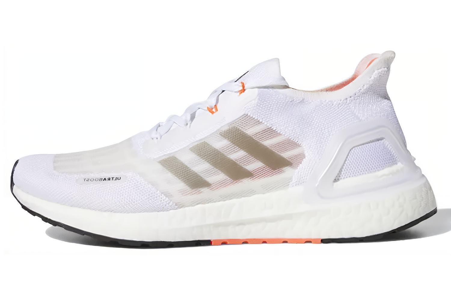 Adidas Wmns UltraBoost Summer.Rdy  White Solar Red  Women s EH1208 36