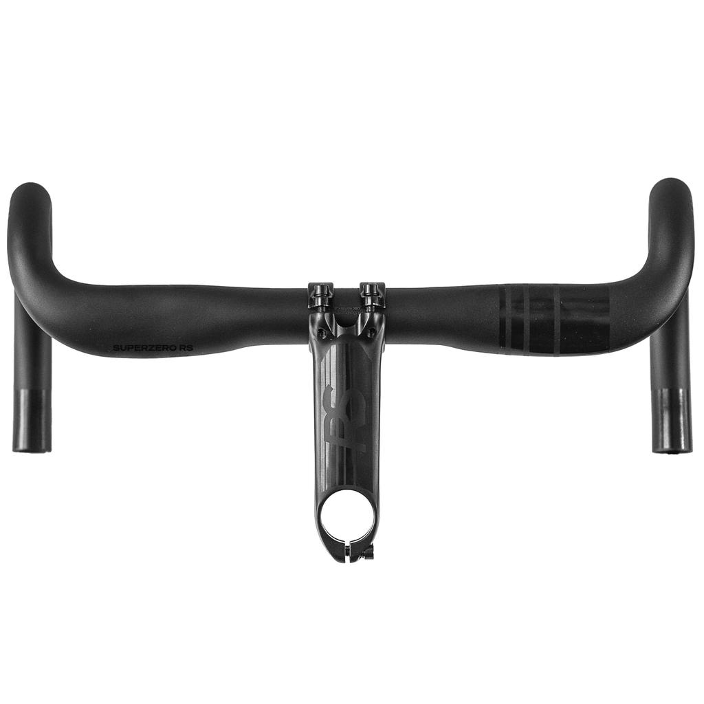 Deda Elementi Superzero RS Alloy PoB with Gloss 42cm RHM-Evo Handlebars, (Black Finish),