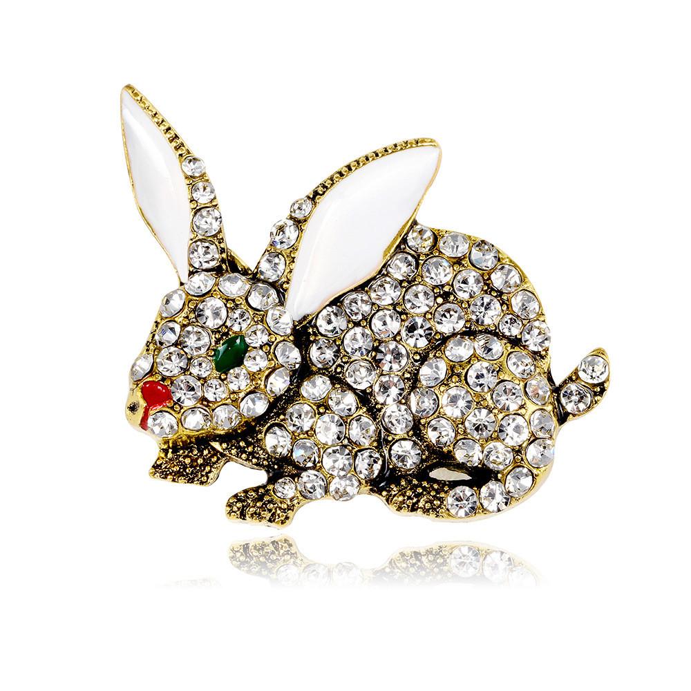 

Animal Enamel With Rhinestones For Women And Men Summer Cute Cartoon Pin Jewelry