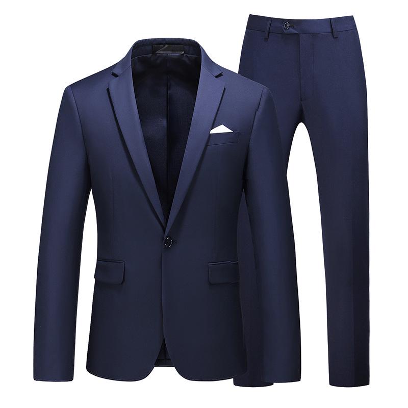 Roter formeller Anzug 2-teilig für Männer Hochzeitsfeier Kleid Mantel und Hose Große Größe Terno Masculino Schwarz Weiß Blau Kostüm Homme