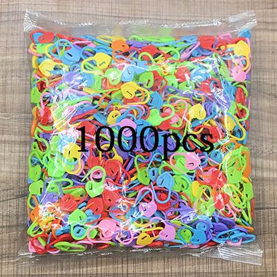 Outils de Tricot en Plastique Couleurs Mélangées Mini Résine Petits Clips Épingles Marqueurs de Maille Verrouillables Crochet Aiguille à Coudre Clips Crochets Accessoires