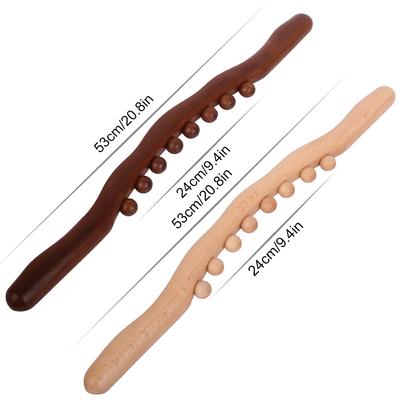 Holz GuaSha Stick Buche Holz Therapie Rücken Schulter Nacken Taille Massage Werkzeug Fettverbrenner Meridian Cellulite Schaber Körper Schlankheitsmittel