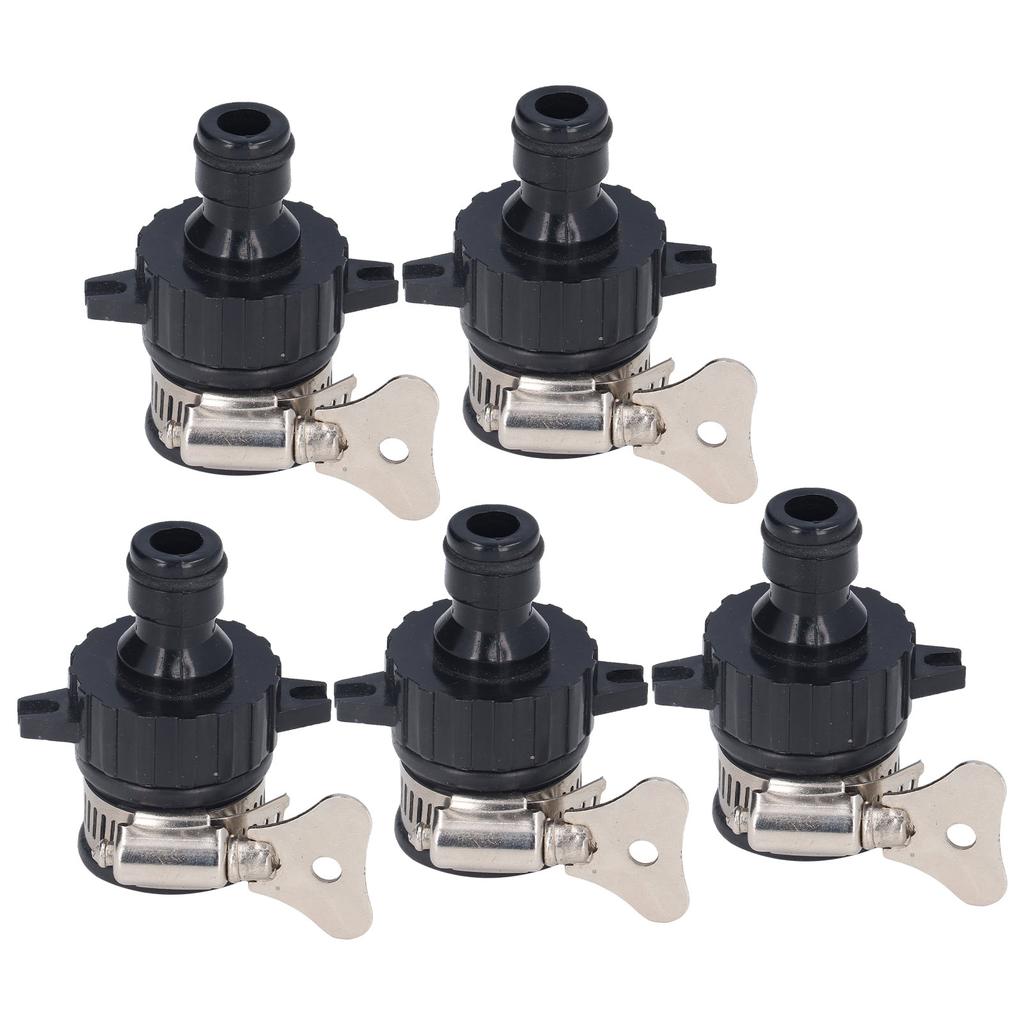 5Pcs Faucet Tap Connector Adapter Mixer Clamp Universal Garden Kitchen Hose Pipe Fit 14?24mm