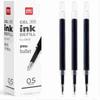 Deli 6906 0.5mm Black Gel Pen Refills (40 Count)