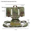 Crossbone Tactical MOLLE Vest Chest Rig with Universal Folding Phone and Navigation Board - CP