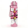 1PC Twin Monster Halloween Cartoon Print 750ml Color Plastic Sports Water Bottle Leakproof Flip Straw Lid Suitable for Sports Office Home Use