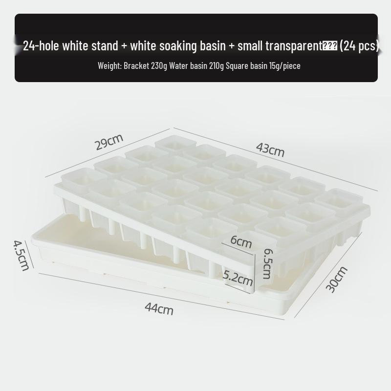 Small Black Square Succulent Seedling Tray - Thickened Plastic Pot Stand & Water Catcher