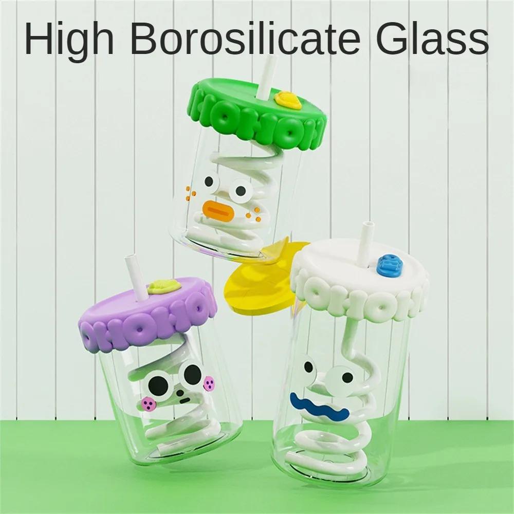 

Термостойкая чашка для воды с крышкой, соломенная чашка для сока, креативная чашка для чая с молоком, молоко