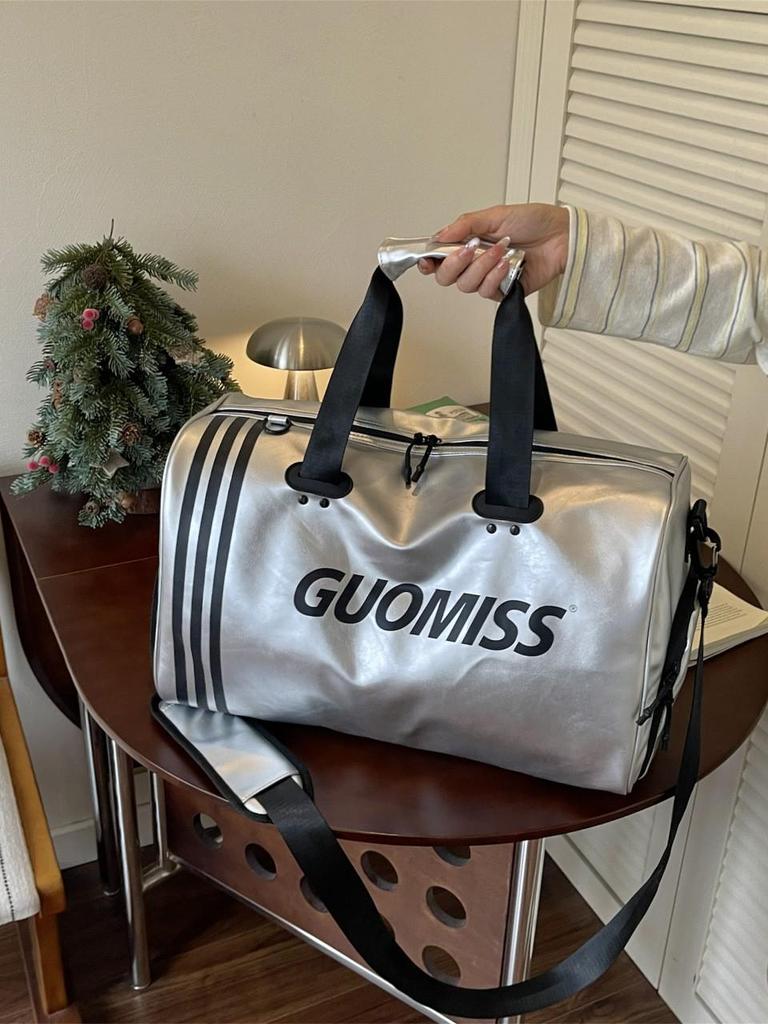 Unisex Large Capacity Travel Bag: Versatile Handheld & Crossbody for Luggage, Sports, Yoga, and Fitness