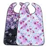 Reusable Adult Feeding Bib With Crumb Catcher Stylish Patterns Easy To Clean Polyester Fabric Waterproof Bib For Dining