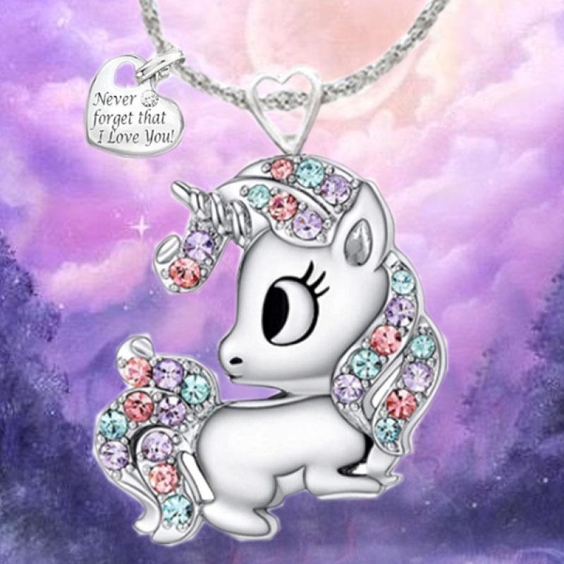 

Модное и элегантное ожерелье с подвеской «Единорог»