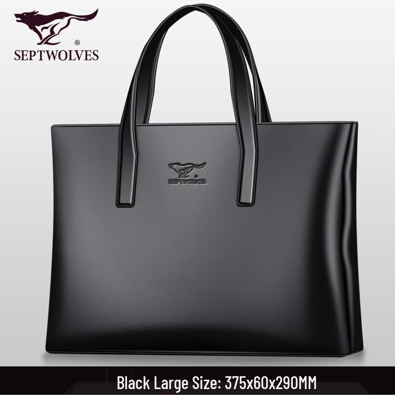 SEPTWOLVES Business Briefcase Handbag Large (14.1-15 inch Laptop)