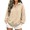 Women's Color Hooded Coat for Fall Winter