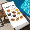 Art Bread Cute Towel Towel Soft Pool Gift For Travel Gym Shower Cool Camping Quick Dry Sports  Large Beach Towel