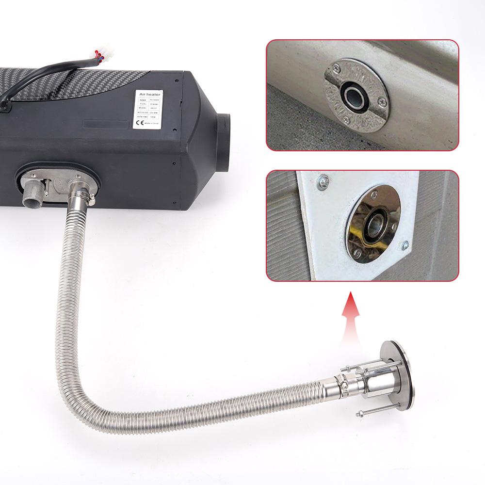 24mm Stainless Steel 316 Thru Hull Exhaust Fitting Tube Pipe Socket Hardware Part Air Diesel Vent Heater For Car Boat Truck