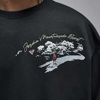Jordan Sweatshirts Men's Black Crew Neck Moderate