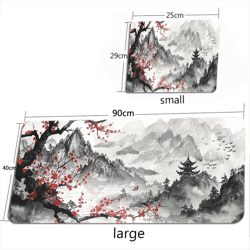Mouse Pad Sakura Moon Nou HD Mare pentru Computer Birou Joc Masă Covorașe XXL Cauciuc Anti-alunecare Tastatură Gaming Mousepad-uri Paduri Lungi pentru Birou
